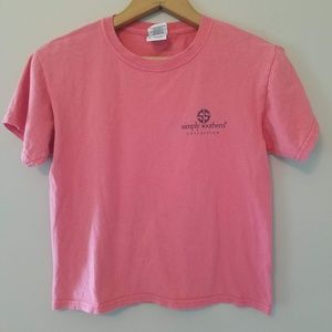 Simply Southern | Youth Girls dark pink Whale Logo